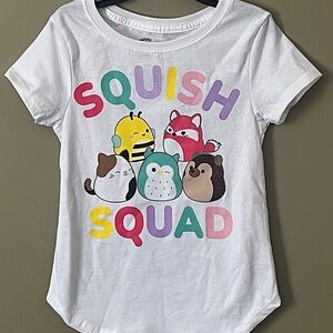 PICK 3/$15.00 Kids White Squish Squad T-Shirt